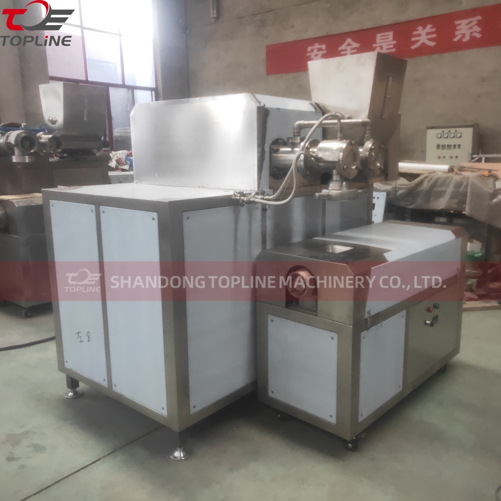 Automatic Fried Shrimp Chips Making Machine Puff Cracker Extruder Production Line