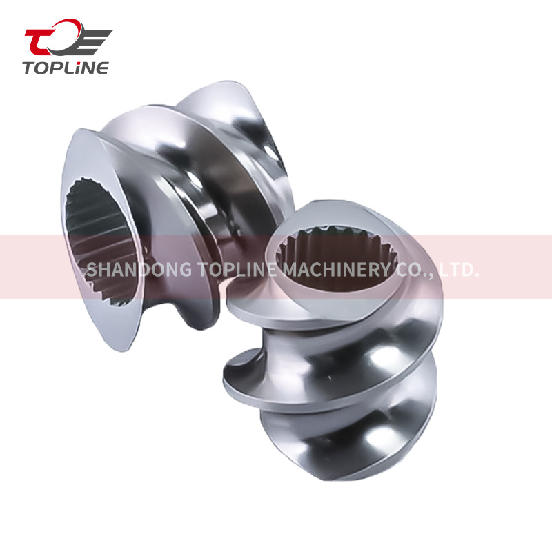 Extruder Part For Twin Screw Extruder Screw Element In Screw Barrel