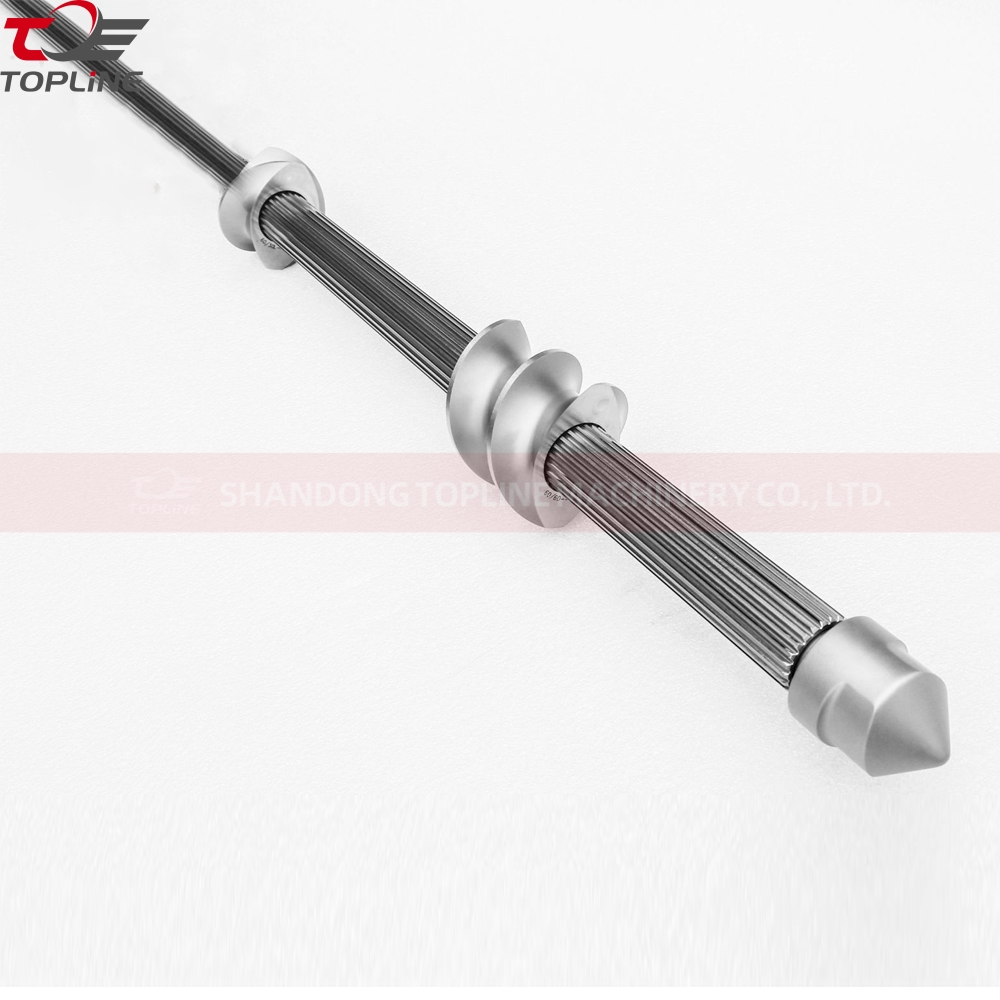 Screw Core Shaft For Puffed Food Screw Extruder Spare Parts