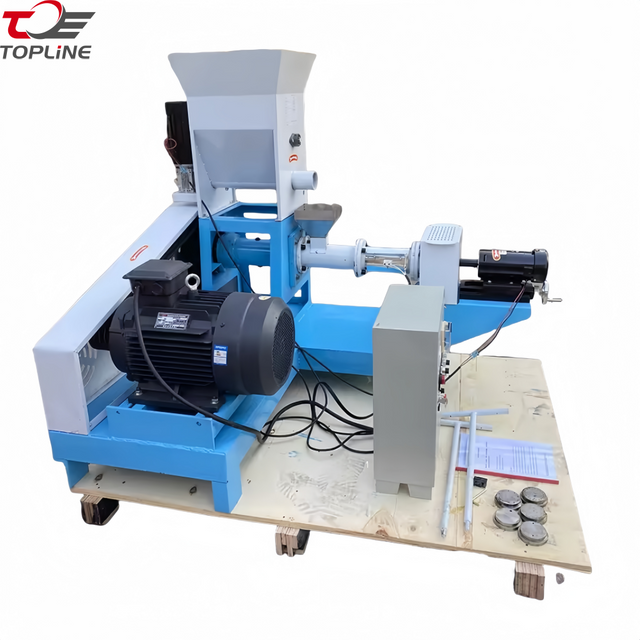 Single Screw Corn Puff Food Extruder 