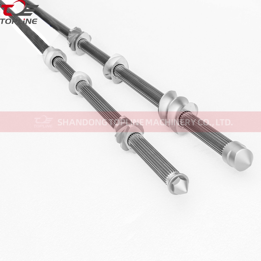 Screw Core Shaft For Puffed Food Screw Extruder Spare Parts