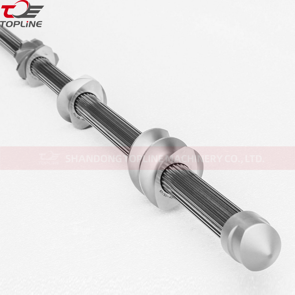 Screw Core Shaft For Puffed Food Screw Extruder Spare Parts
